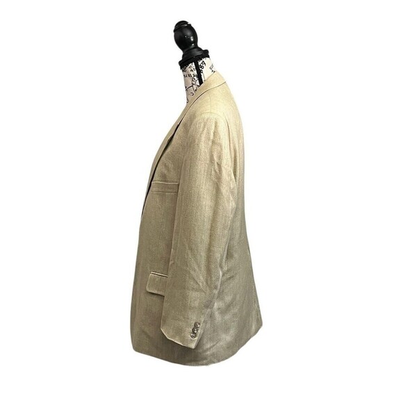 Haspel Mens Sportcoat Blazer Jacket Mens 42S Yellow Two Button Silk Modest VTG - Picture 3 of 10